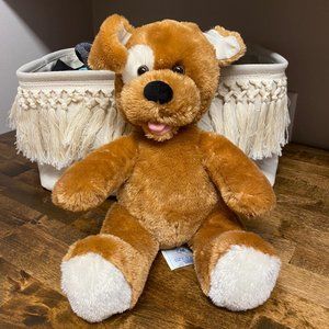 Build A Bear Cream Eye Soft Dog